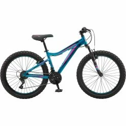 Flash Sale 👏 Mongoose 👧 Girls Flat Rock 24 In. Front Suspension Mountain Bike 😀