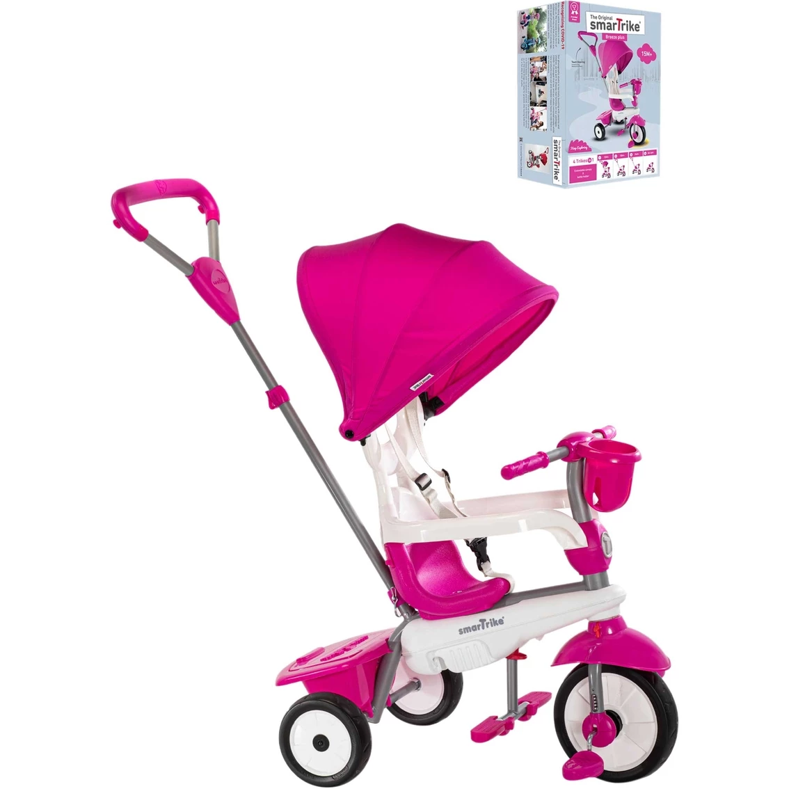 Coupon ๐ฅฐ SmarTrike Breeze Plus Kids Pink 4 In 1 Tricycle Push Bike โญ 8 Coupon ๐ฅฐ SmarTrike Breeze Plus Kids Pink 4 In 1 Tricycle Push Bike โญ - Image 6