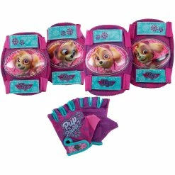 Wholesale 🎁 PAW Patrol Skye Knee And Elbow Pads Set With Gloves 😀