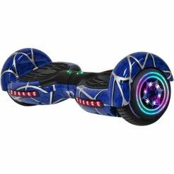 Brand new ๐ GlareWheel Blue Spider Built In Bluetooth Speaker Hoverboard ๐ฏ