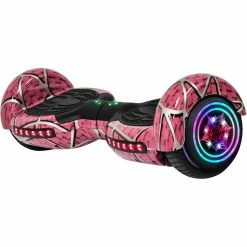 Brand new โ GlareWheel Pink Spider Built In Bluetooth Speaker Hoverboard ๐