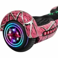 Brand new ⌛ GlareWheel Pink Spider Built In Bluetooth Speaker Hoverboard 🛒 -sports outdoors Sales unnamed file 1669