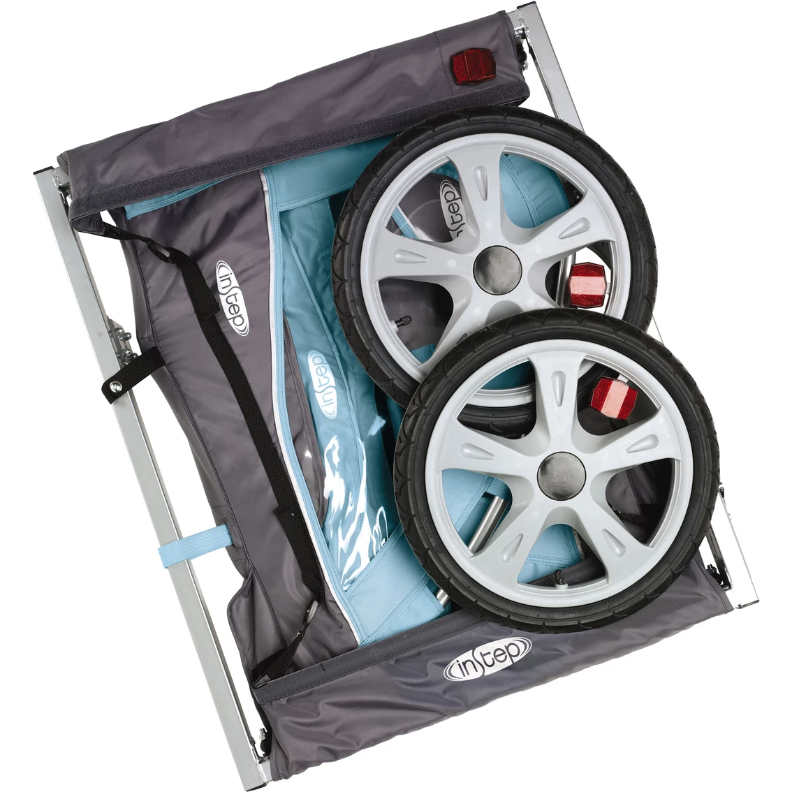 Best Sale 🥰 InStep Take 2 Bike Trailer Double By Schwinn 👏 4 Best Sale 🥰 InStep Take 2 Bike Trailer Double By Schwinn 👏 - Image 2