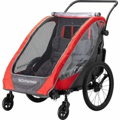 New 🔥 Schwinn Summit Deluxe Bike Trailer, Double 👏
