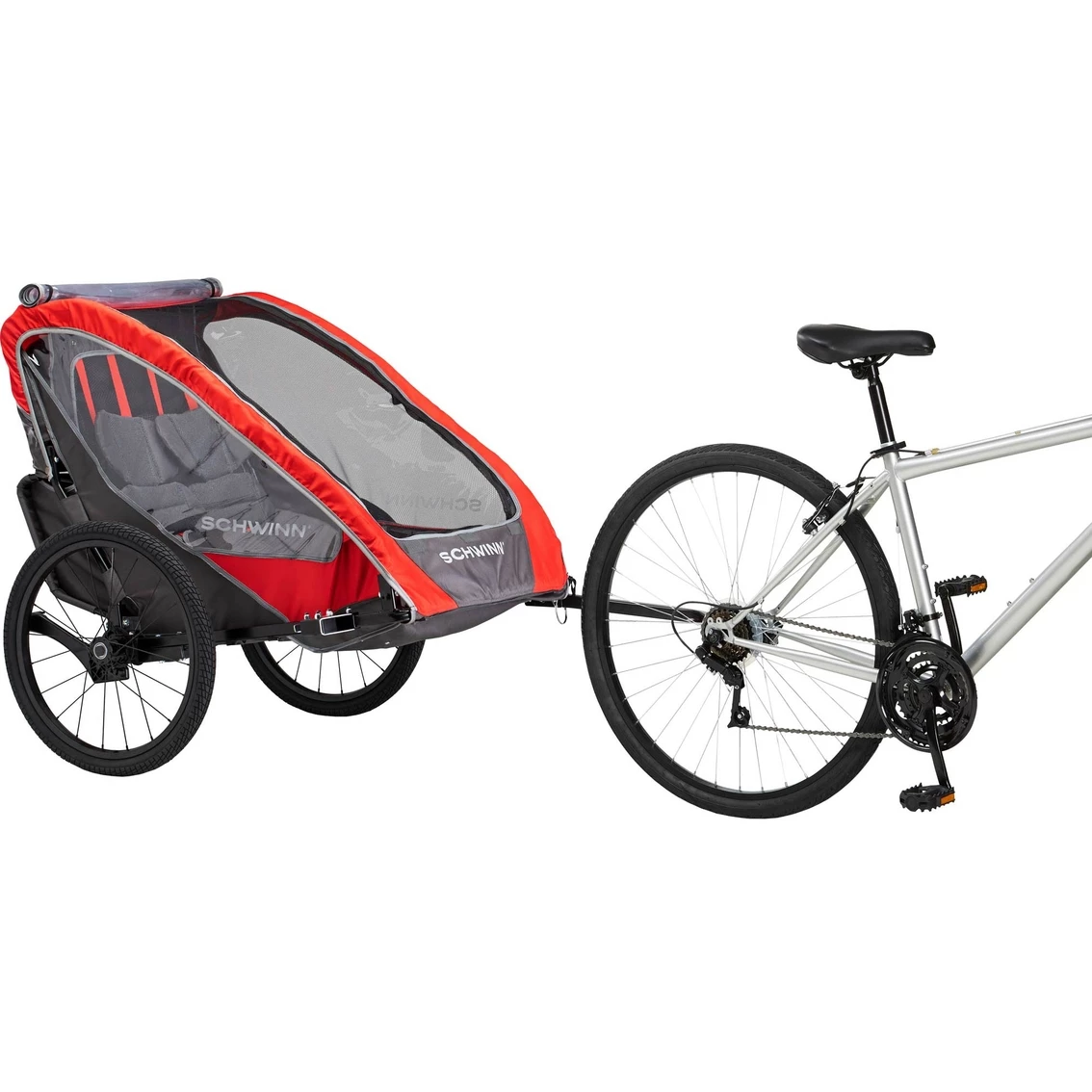 New 🔥 Schwinn Summit Deluxe Bike Trailer, Double 👏 4 New 🔥 Schwinn Summit Deluxe Bike Trailer, Double 👏 - Image 2