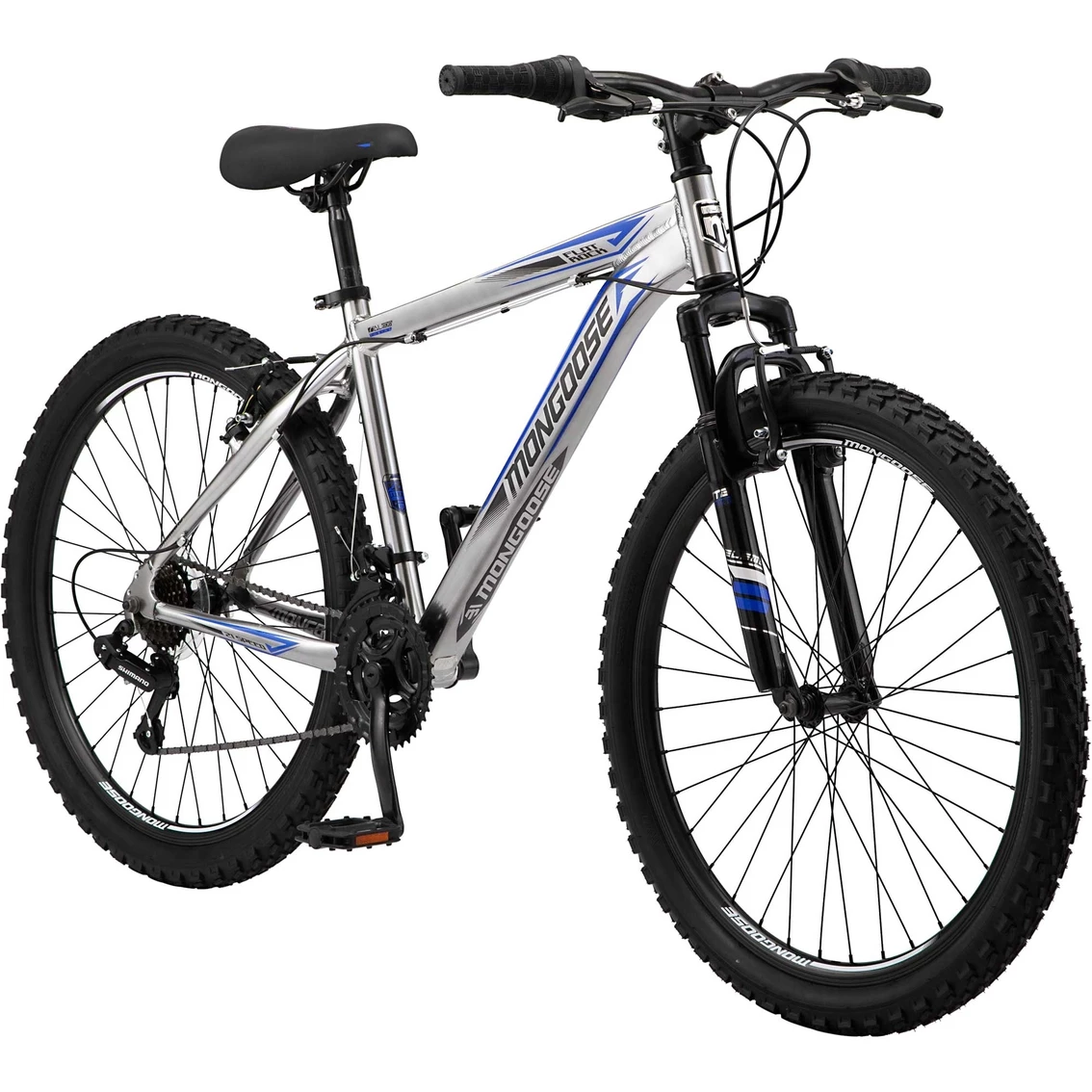 Promo โค๏ธ Mongoose Men's Flat Rock 26 In. Front Suspension Mountain Bike ๐ 3 Promo โค๏ธ Mongoose Men's Flat Rock 26 In. Front Suspension Mountain Bike ๐